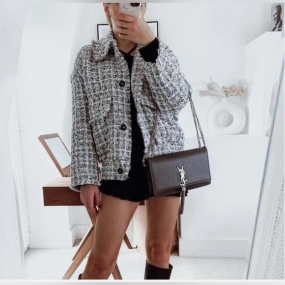 H&M tweed textures weave jacket - Picture 2 of 12